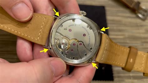 panerai radiomir strap change